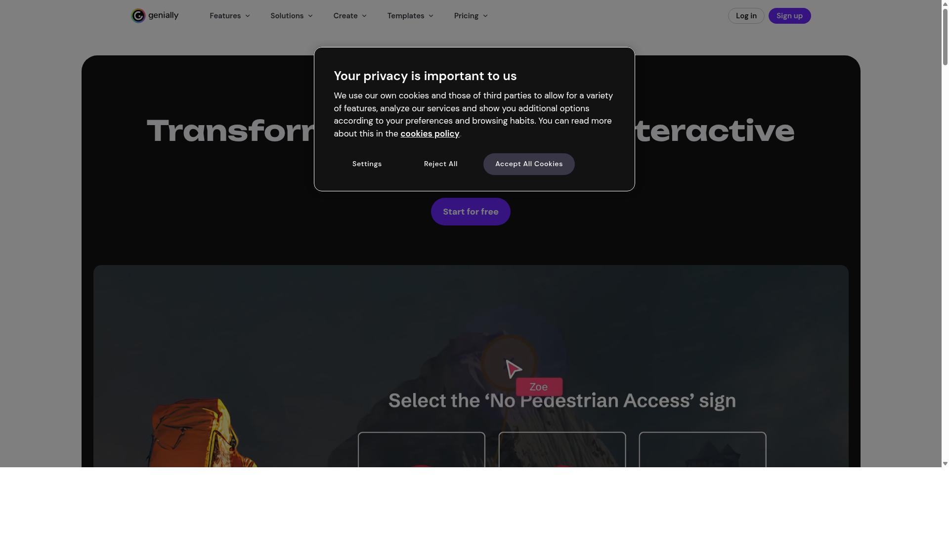 Genially website
