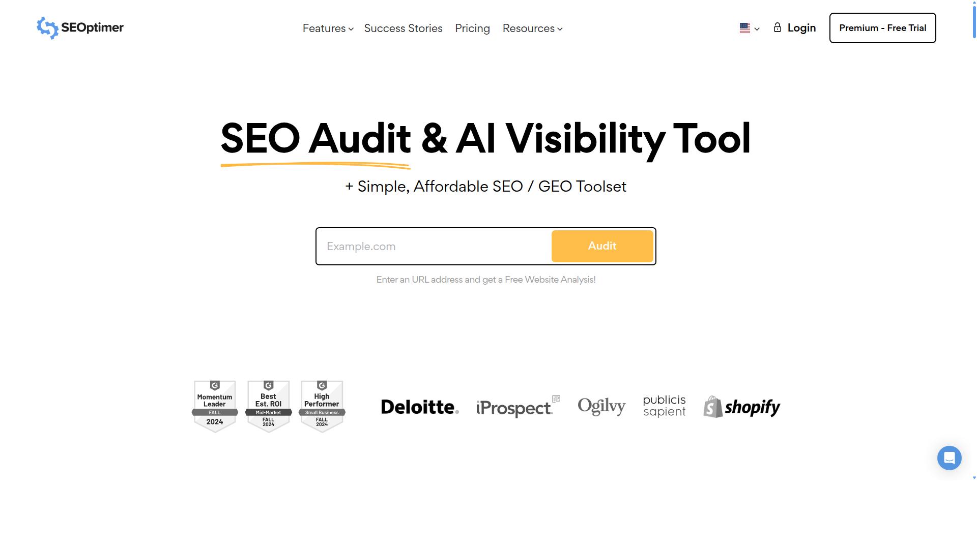 GrowthBarSEO website